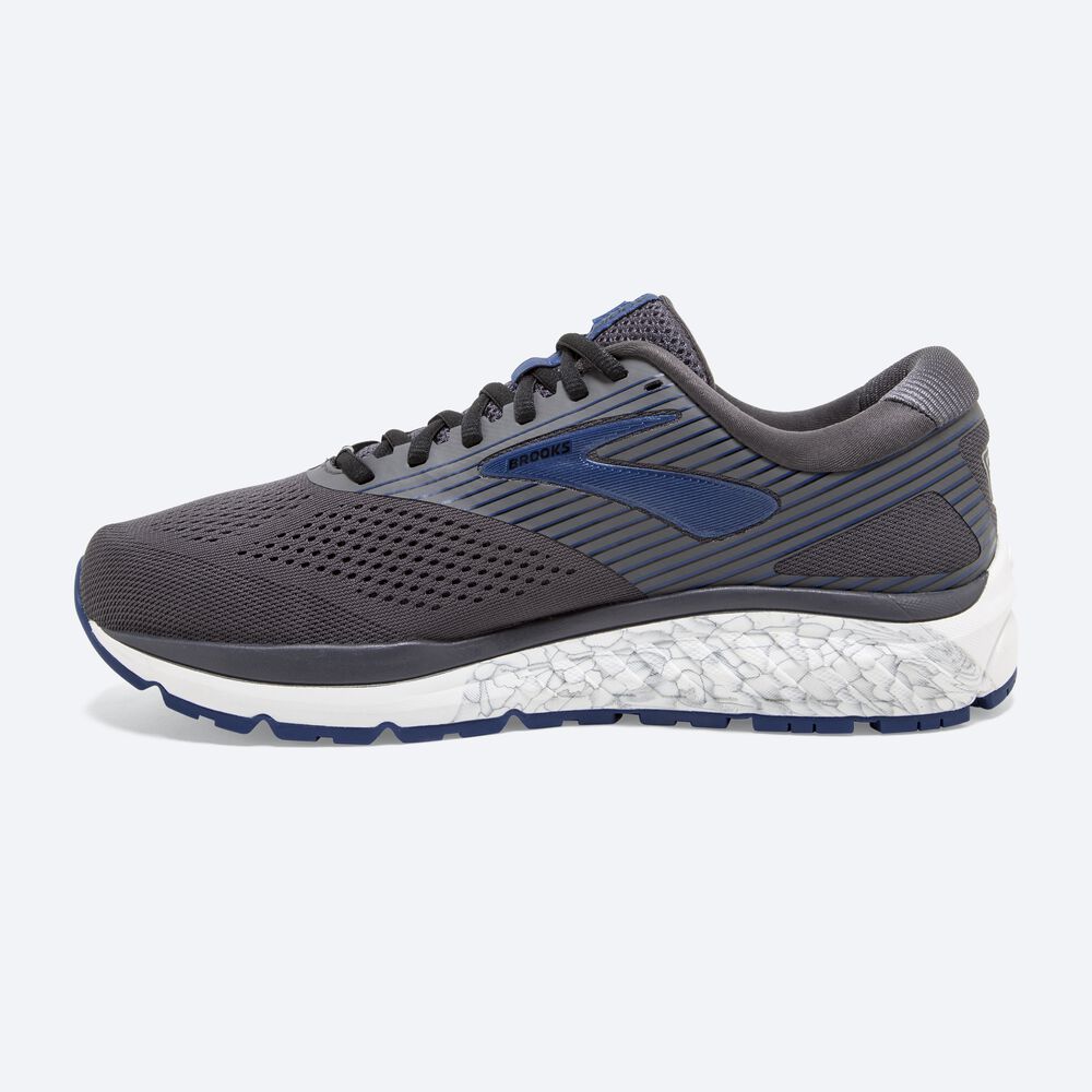 Brooks Addiction 14 Férfi Futócipő Fekete/Kék/Fekete | HU384590