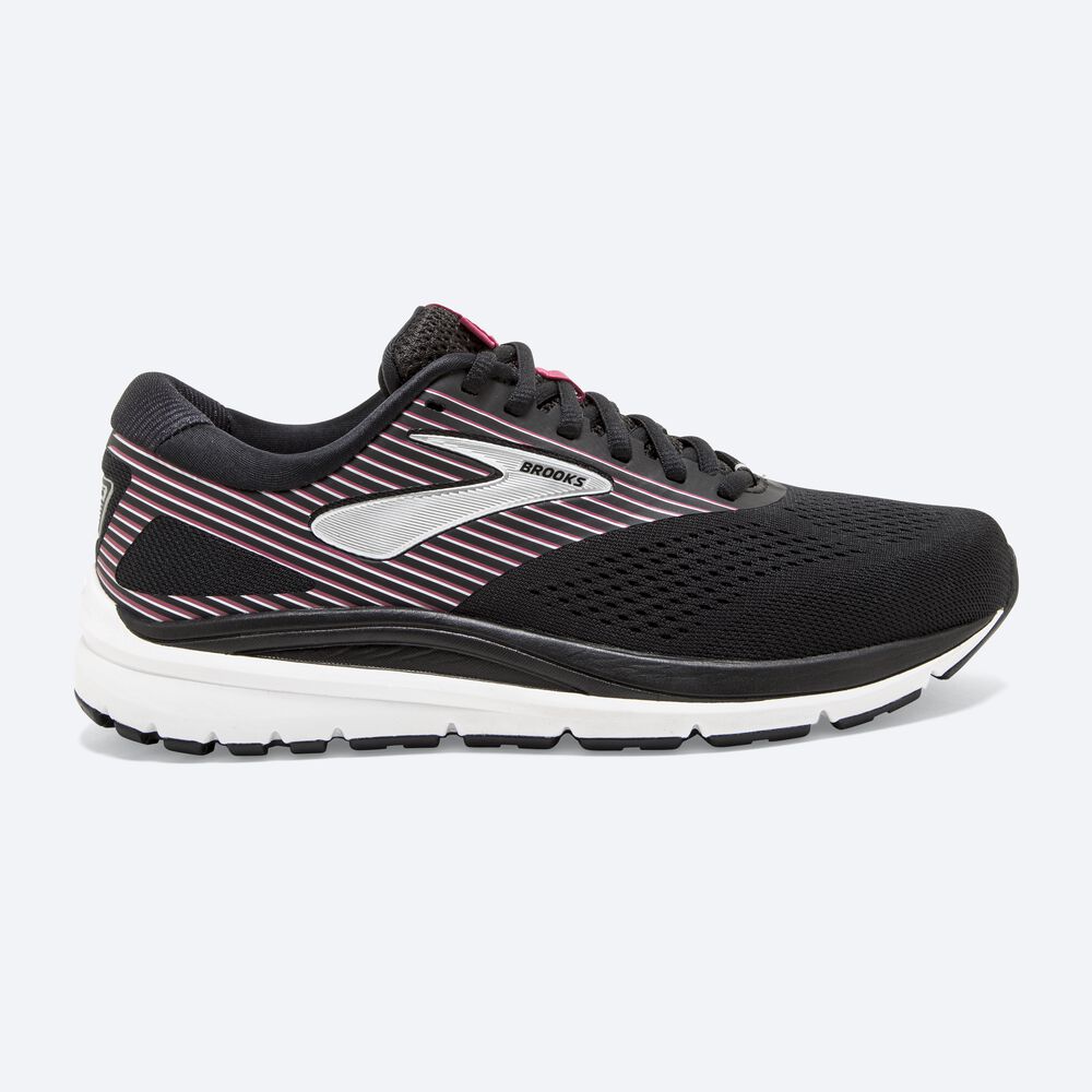 Brooks Addiction 14 Női Futócipő Fekete/Rózsaszín/Titán | HU721509