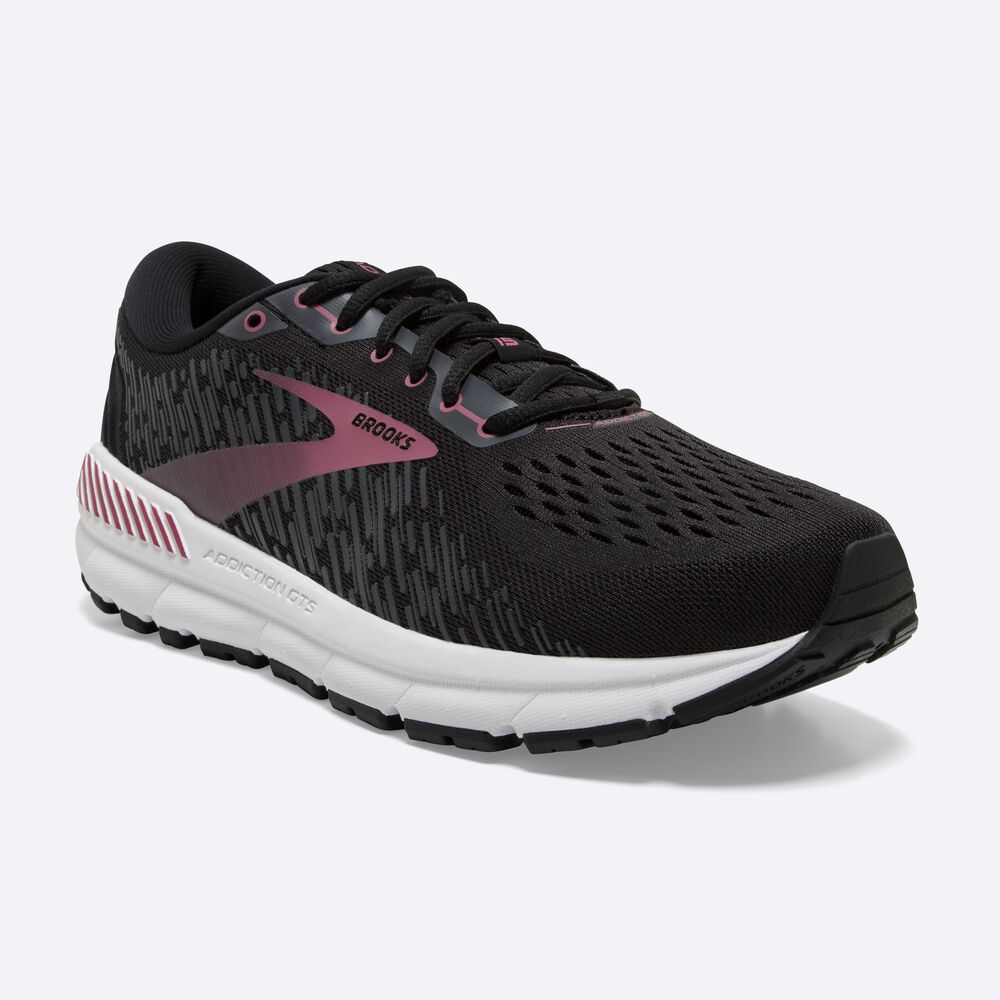 Brooks Addiction GTS 15 Női Futócipő Fekete | HU956012