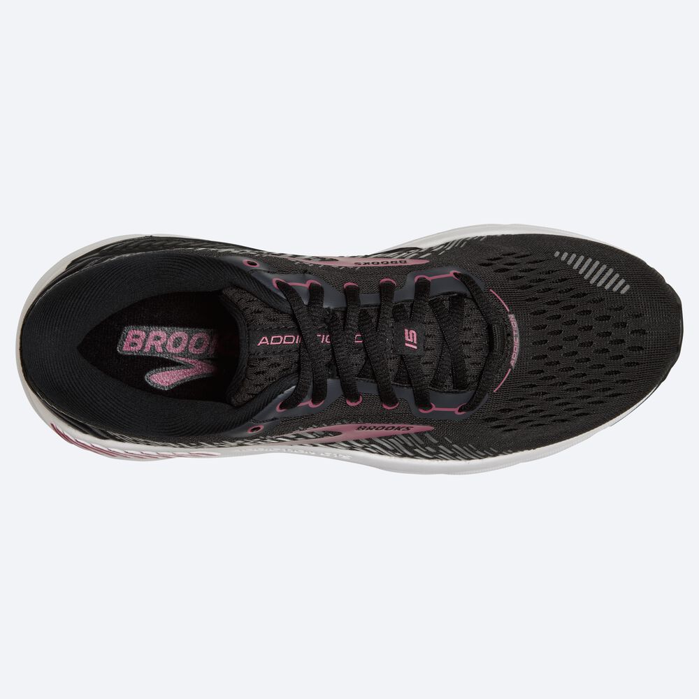 Brooks Addiction GTS 15 Női Futócipő Fekete | HU956012