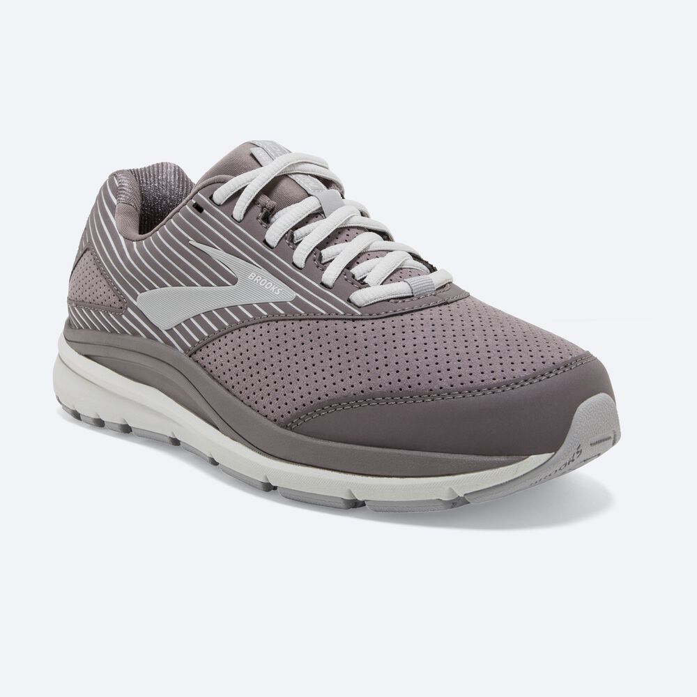 Brooks Addiction Walker Suede Női Gyalogló Cipő Sötét Szürke | HU721098