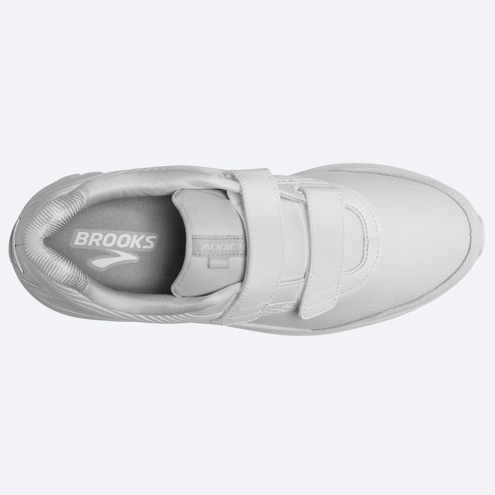 Brooks Addiction Walker V-Pántos 2 Férfi Gyalogló Cipő Fehér | HU071356