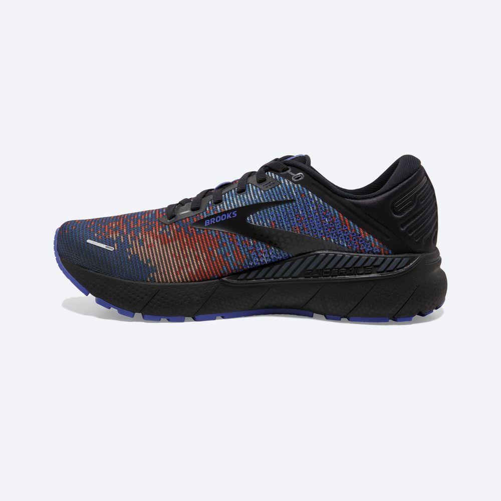 Brooks Adrenaline GTS 22 Férfi Futócipő Királykék/Fekete/Szürke | HU091624