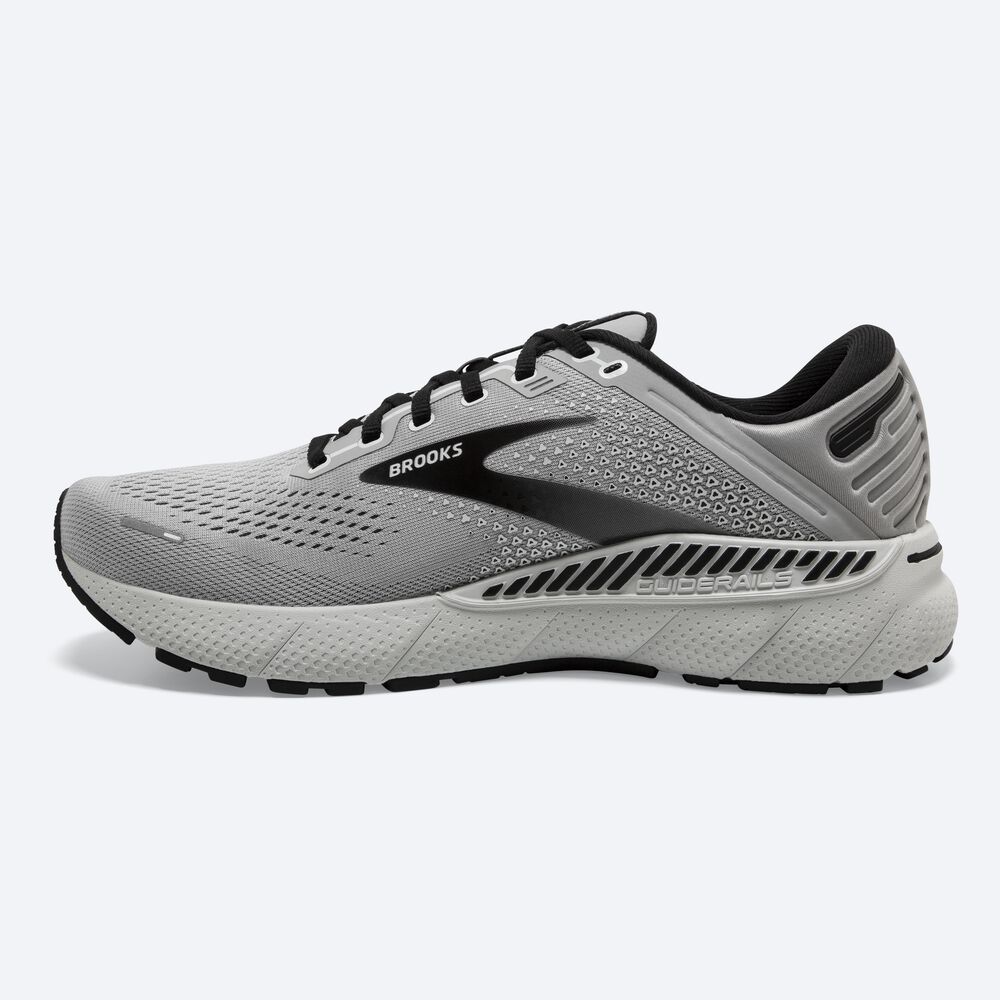 Brooks Adrenaline GTS 22 Férfi Futócipő Szürke/Fekete | HU142308