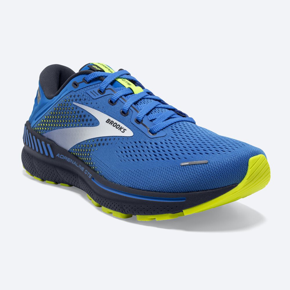 Brooks Adrenaline GTS 22 Férfi Futócipő Kék | HU196057