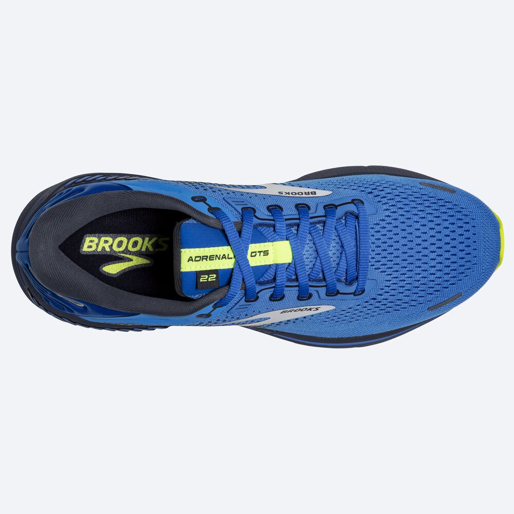 Brooks Adrenaline GTS 22 Férfi Futócipő Kék | HU196057