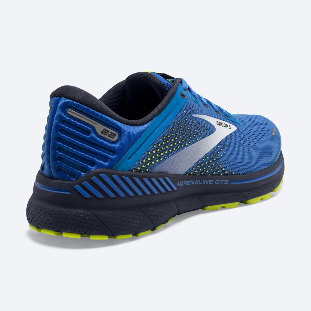 Brooks Adrenaline GTS 22 Férfi Futócipő Kék | HU196057