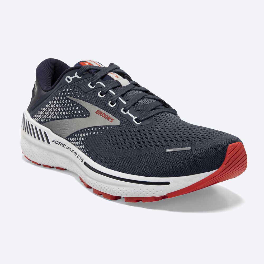 Brooks Adrenaline GTS 22 Férfi Futócipő Sötétkék | HU236714