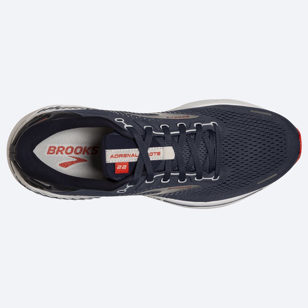 Brooks Adrenaline GTS 22 Férfi Futócipő Sötétkék | HU236714