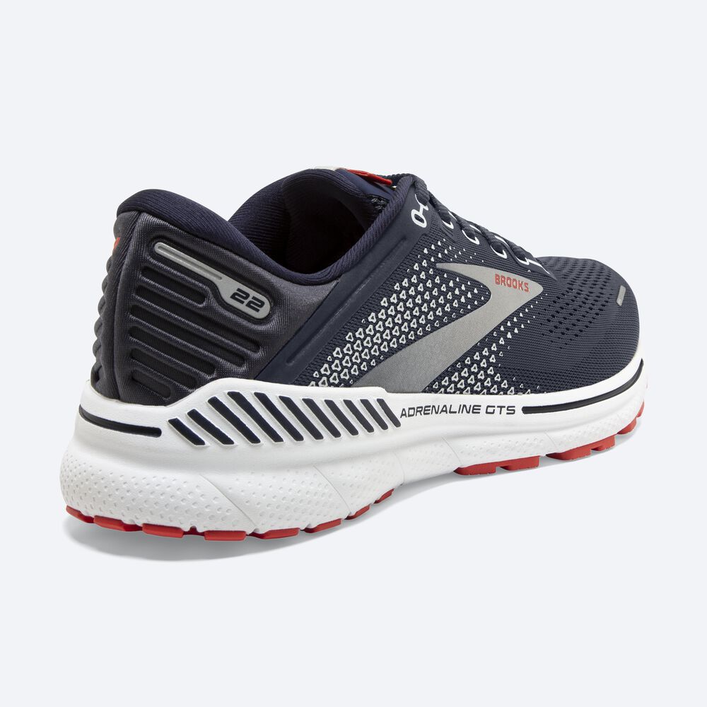 Brooks Adrenaline GTS 22 Férfi Futócipő Sötétkék | HU236714