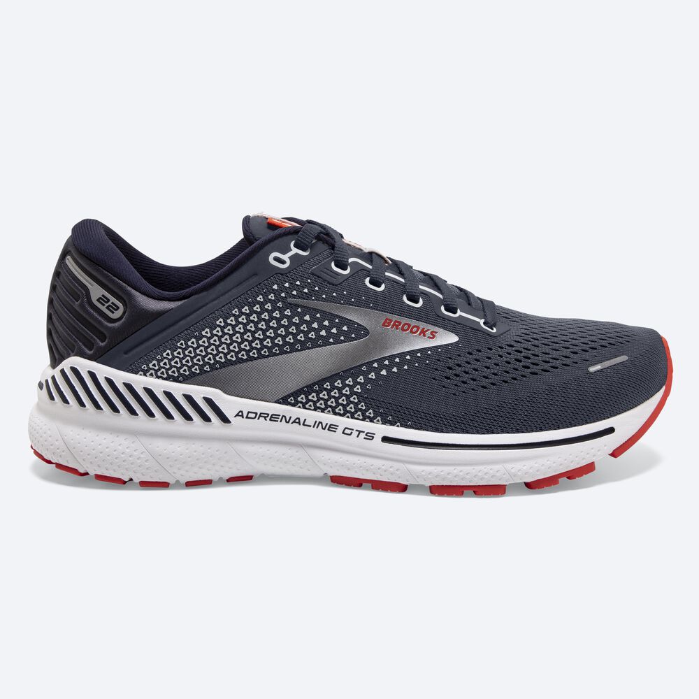 Brooks Adrenaline GTS 22 Férfi Futócipő Sötétkék | HU236714