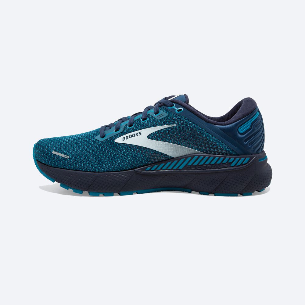 Brooks Adrenaline GTS 22 Férfi Futócipő Barna/Türkiz/Szürke | HU316257