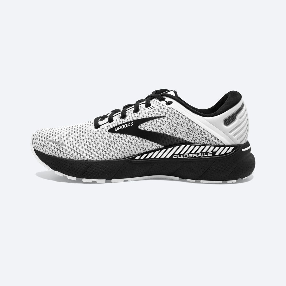 Brooks Adrenaline GTS 22 Férfi Futócipő Fehér/Szürke/Fekete | HU501469