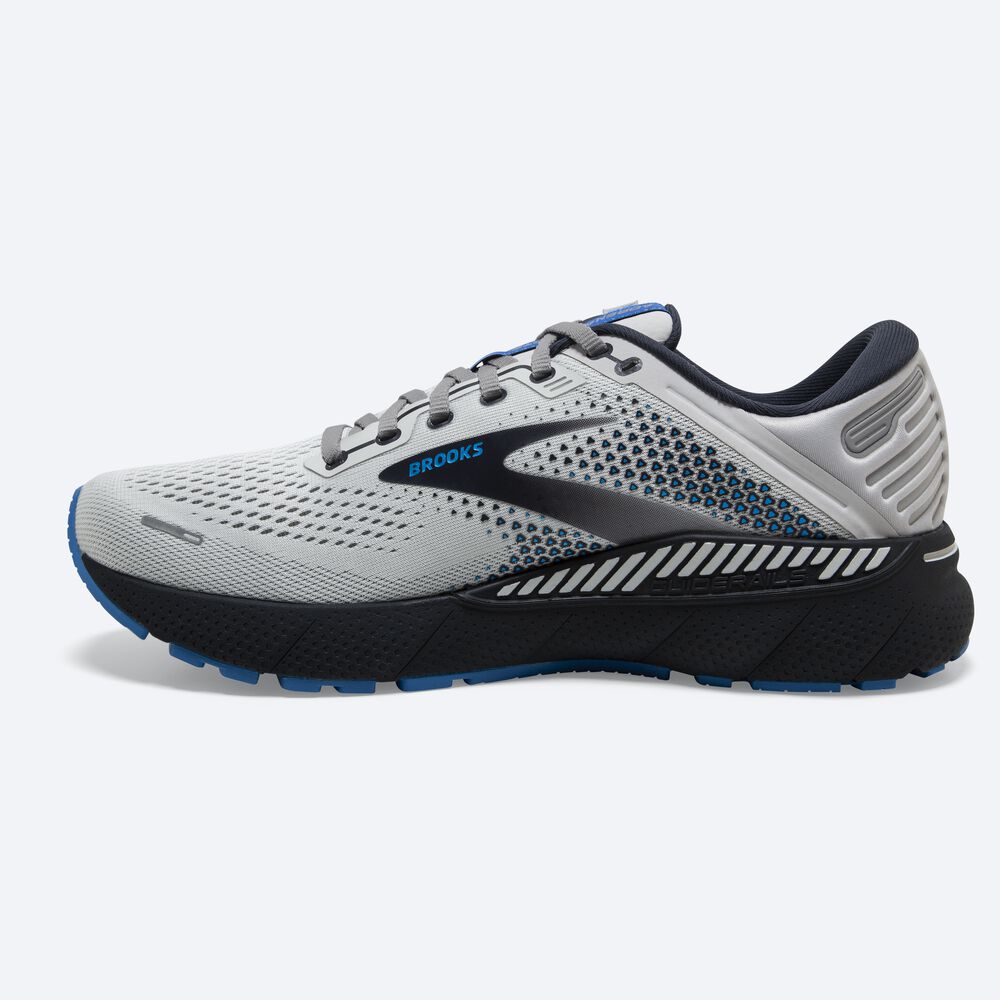 Brooks Adrenaline GTS 22 Férfi Futócipő Szürke/Kék | HU610532