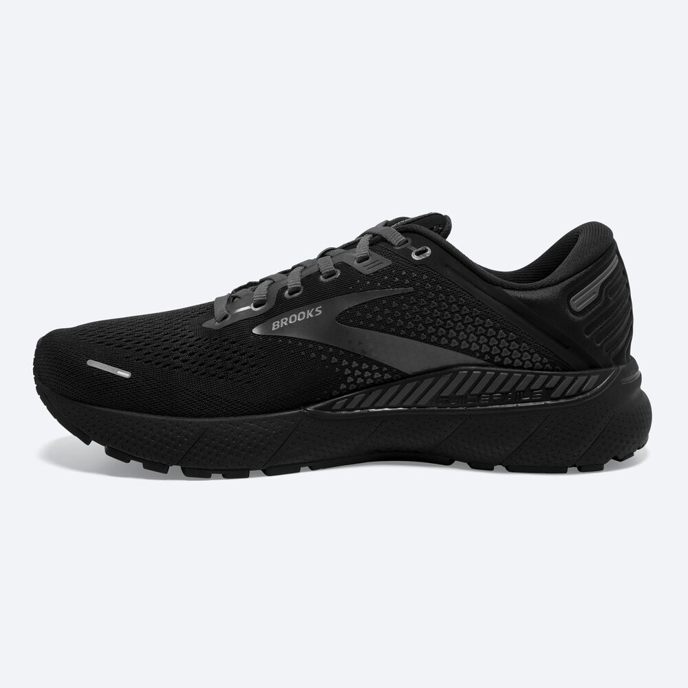 Brooks Adrenaline GTS 22 Férfi Futócipő Fekete | HU721493