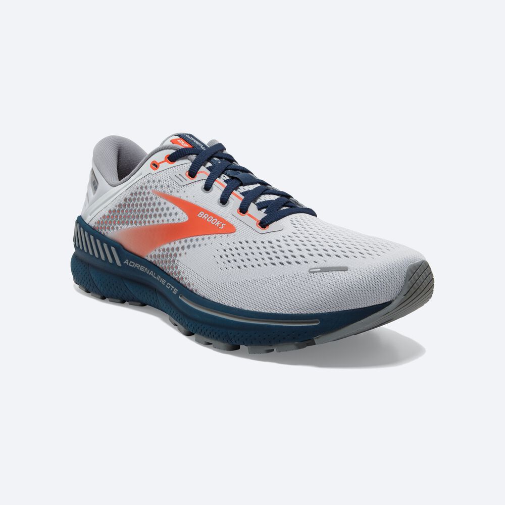 Brooks Adrenaline GTS 22 Férfi Futócipő Piros/Barna | HU752160