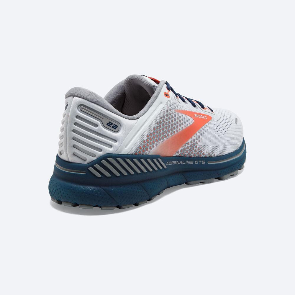 Brooks Adrenaline GTS 22 Férfi Futócipő Piros/Barna | HU752160