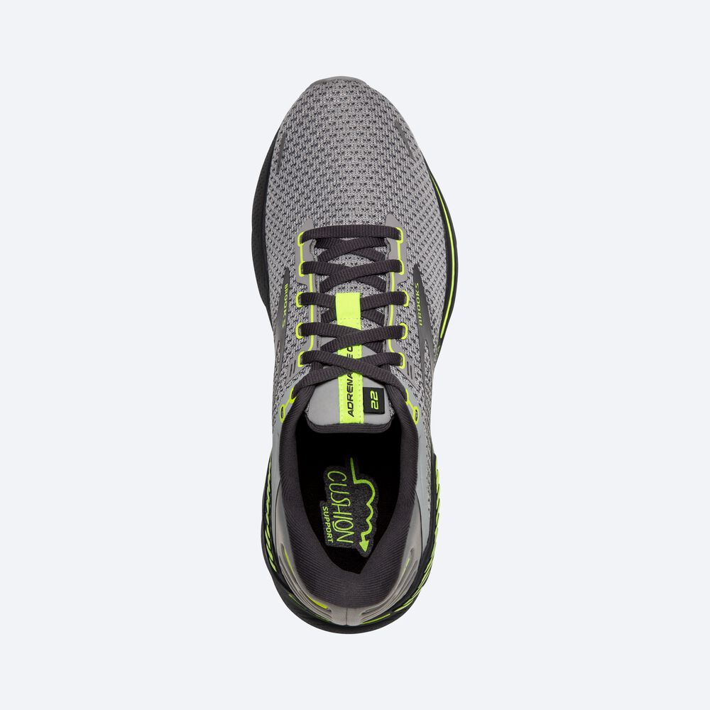 Brooks Adrenaline GTS 22 Férfi Futócipő Szürke | HU872516