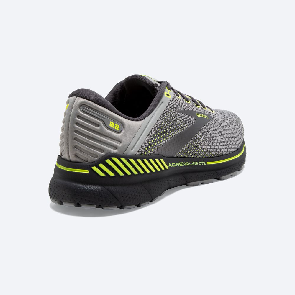 Brooks Adrenaline GTS 22 Férfi Futócipő Szürke | HU872516