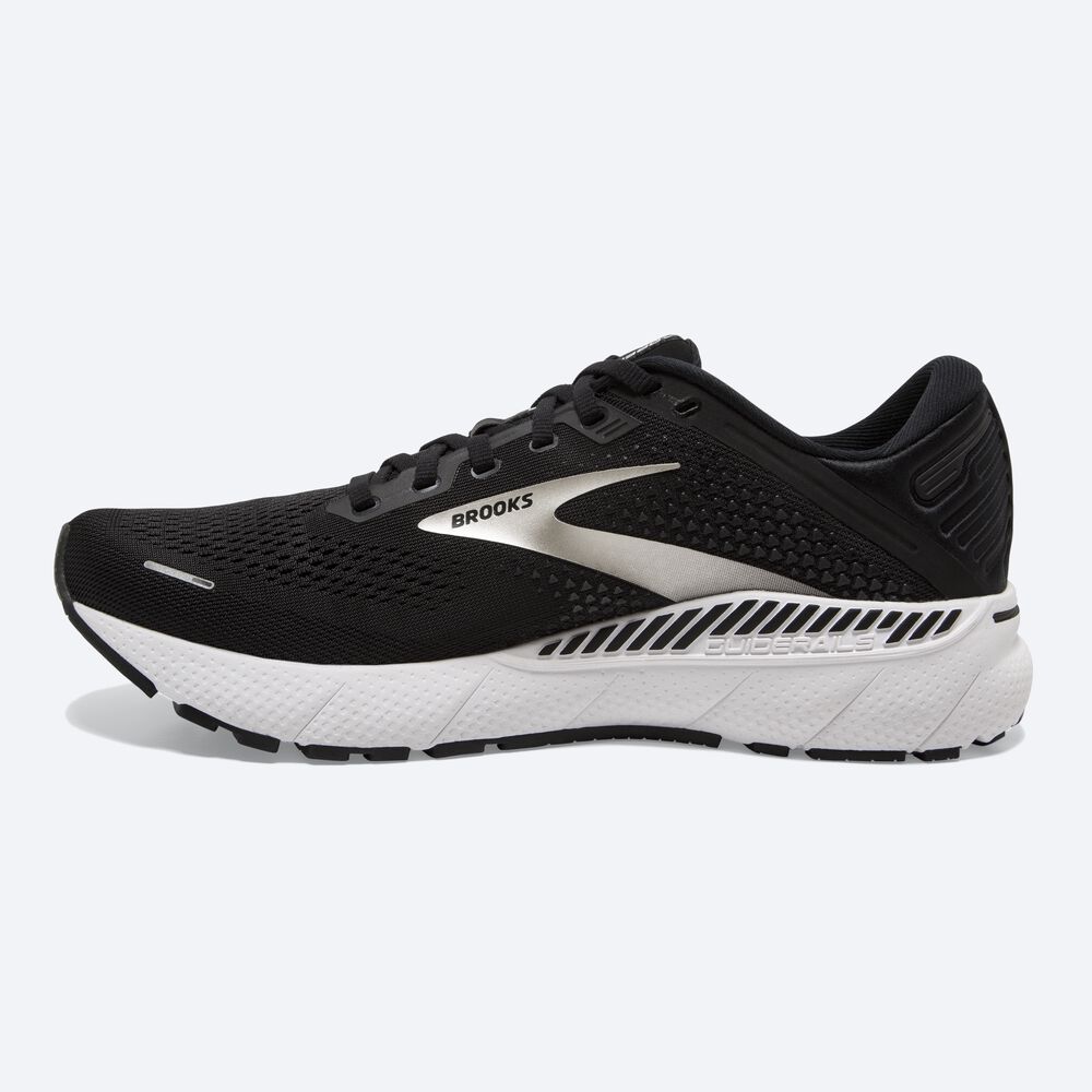 Brooks Adrenaline GTS 22 Férfi Futócipő Fekete/Titán/Sötét Szürke | HU987524