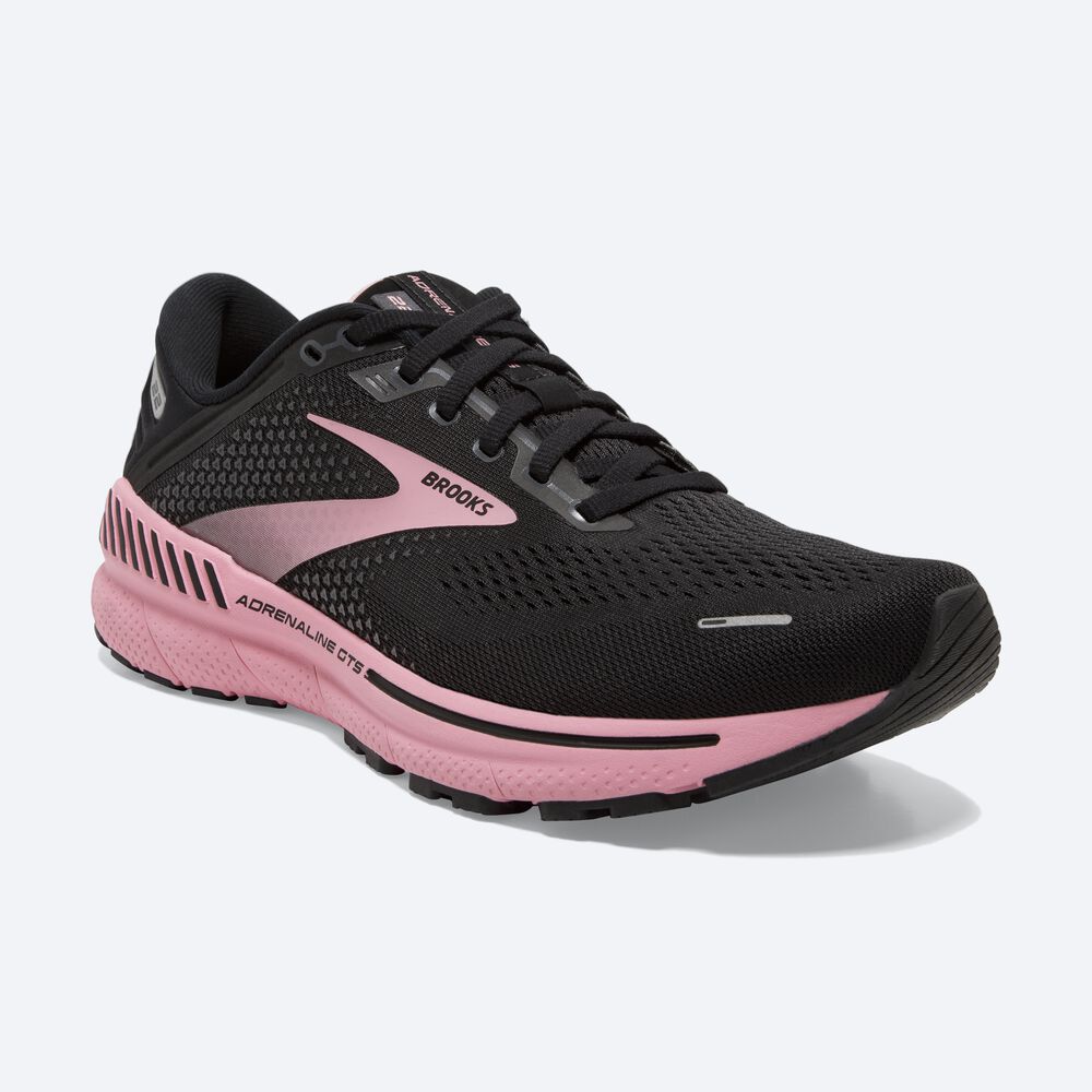 Brooks Adrenaline GTS 22 Női Futócipő Fekete/Titán | HU194063