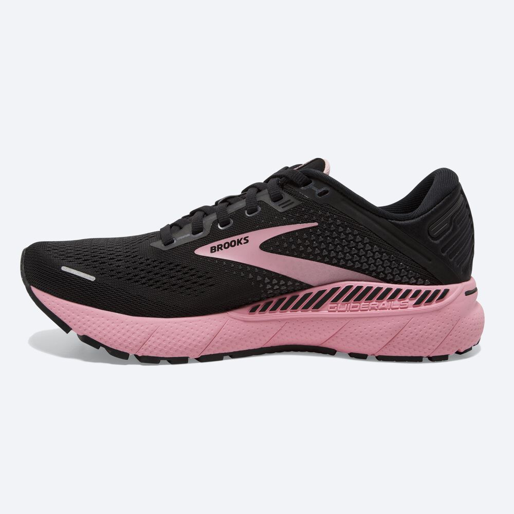 Brooks Adrenaline GTS 22 Női Futócipő Fekete/Titán | HU194063