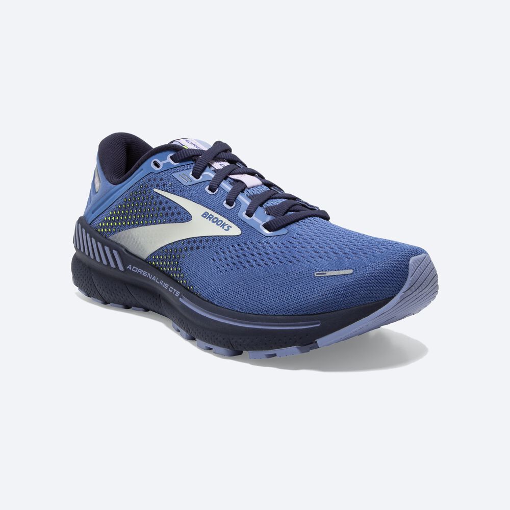 Brooks Adrenaline GTS 22 Női Futócipő Kék/Lila | HU419205