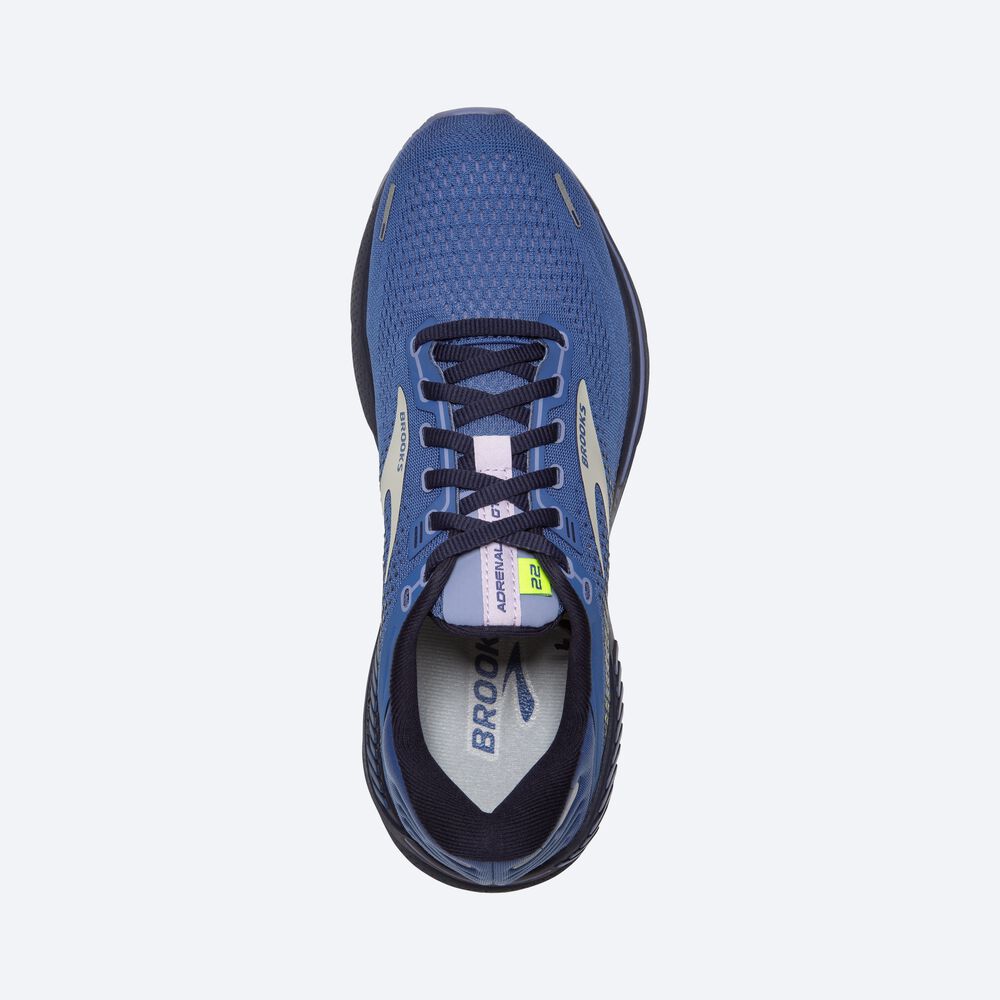 Brooks Adrenaline GTS 22 Női Futócipő Kék/Lila | HU419205