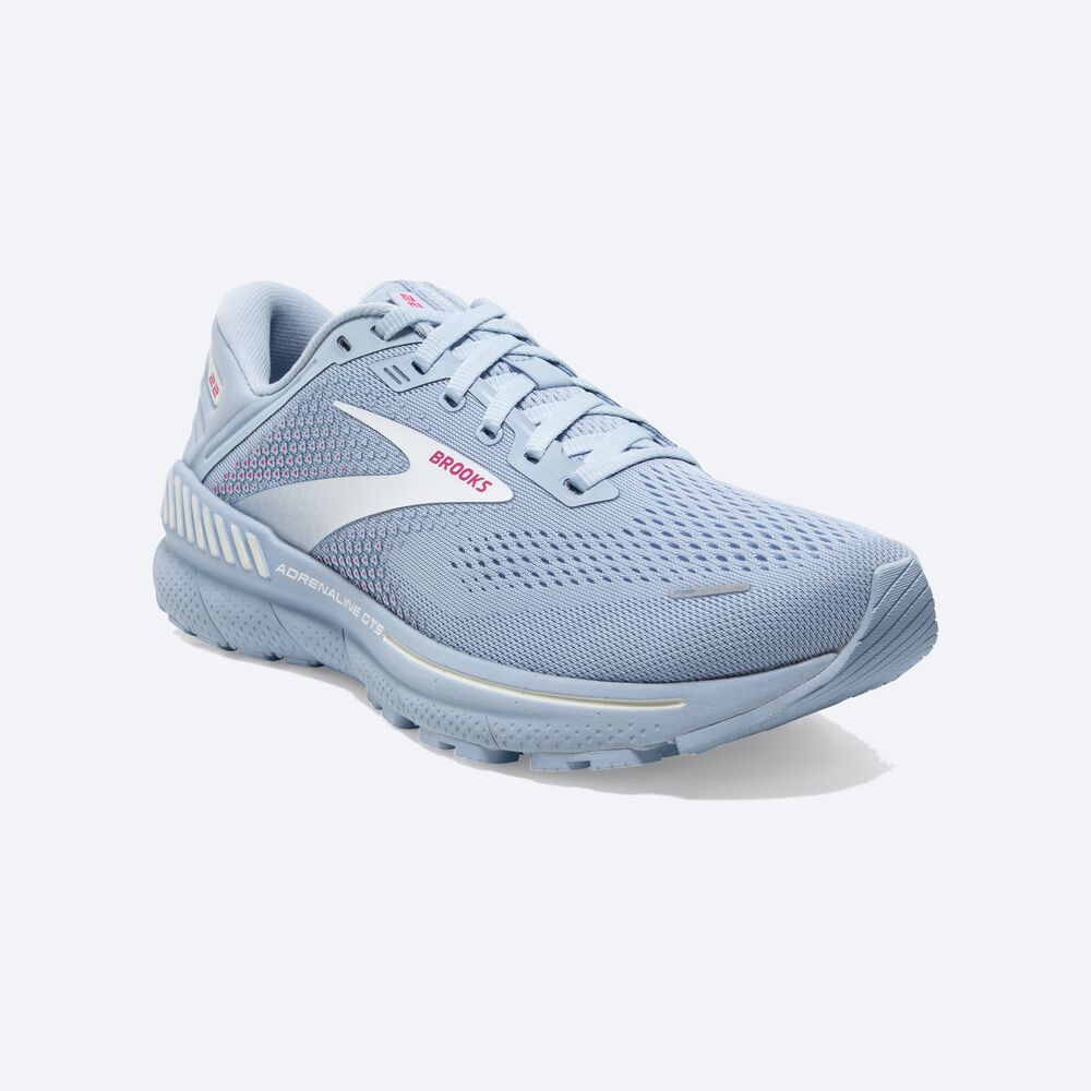 Brooks Adrenaline GTS 22 Női Futócipő Kék/Fehér/Rózsaszín | HU572984