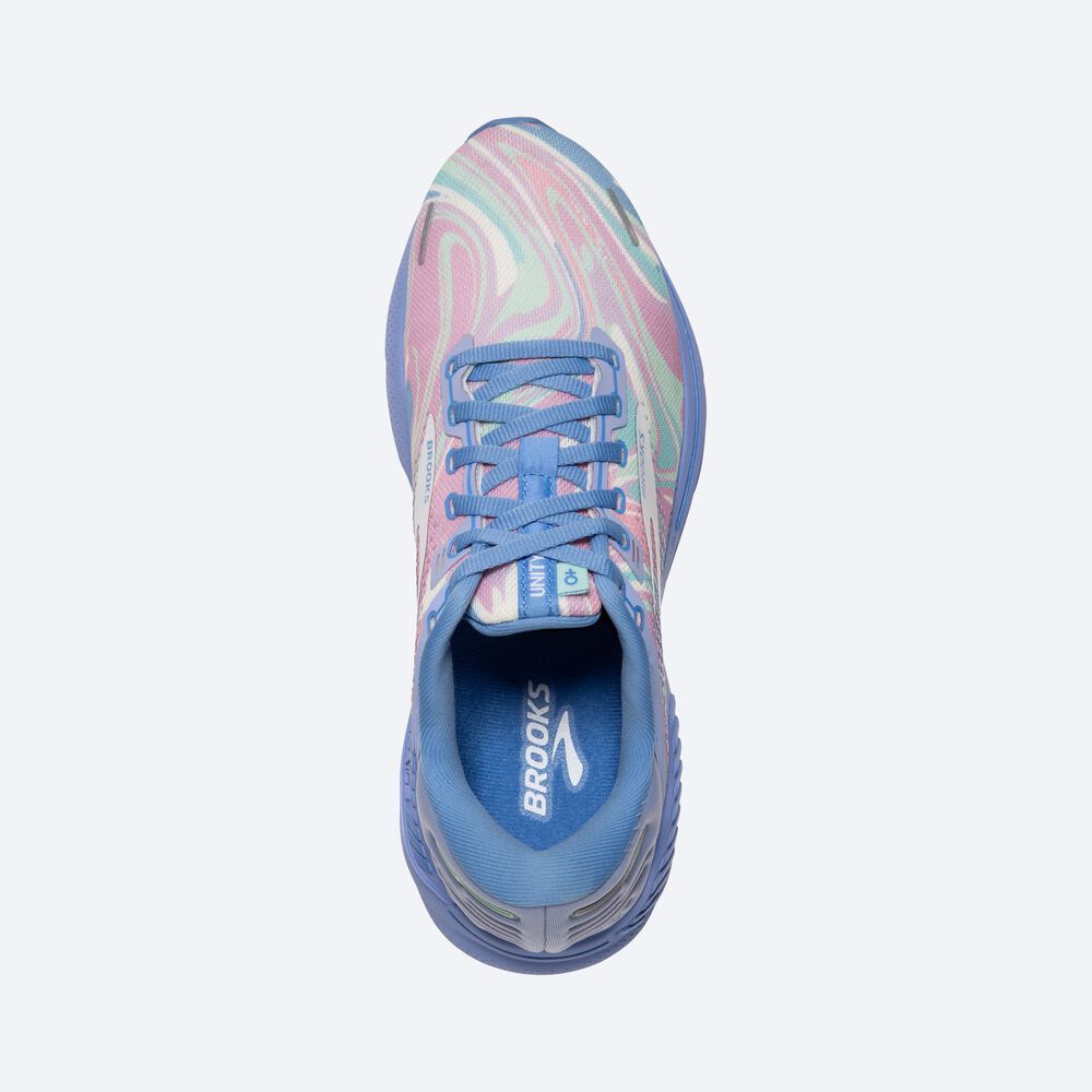 Brooks Adrenaline GTS 22 Női Futócipő Kék/Fehér | HU958674