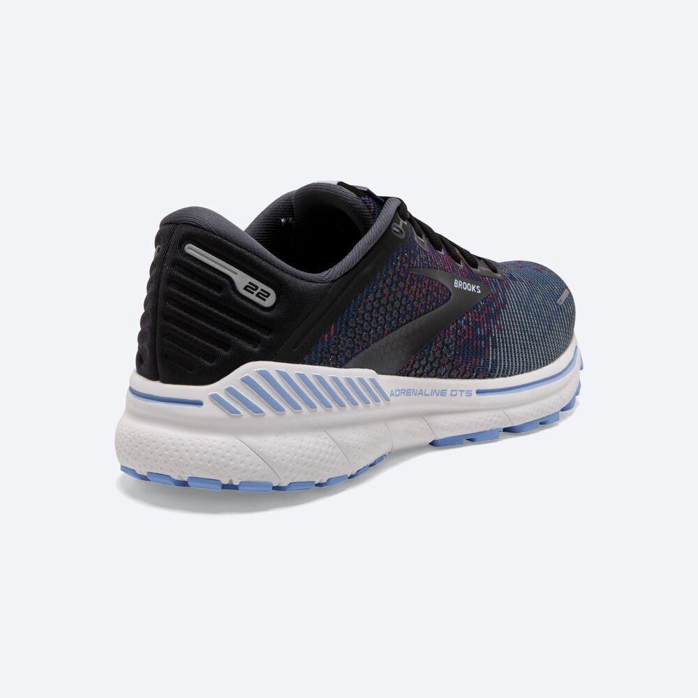 Brooks Adrenaline GTS 22 Női Futócipő Levendula/Fekete/Szürke | HU439186