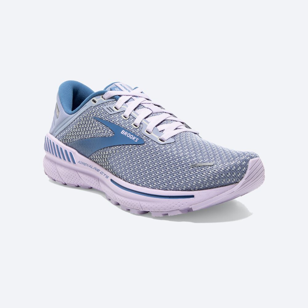 Brooks Adrenaline GTS 22 Női Futócipő Lila/Kék | HU130269