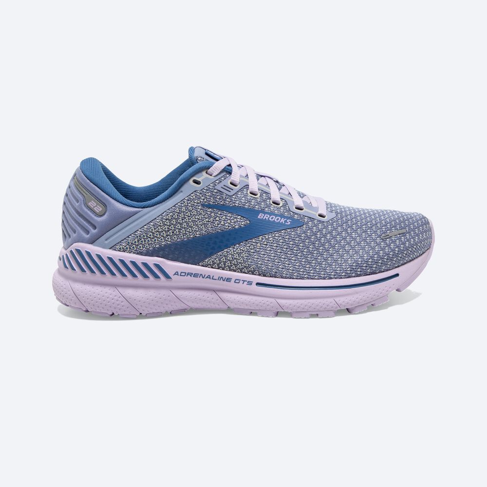 Brooks Adrenaline GTS 22 Női Futócipő Lila/Kék | HU130269