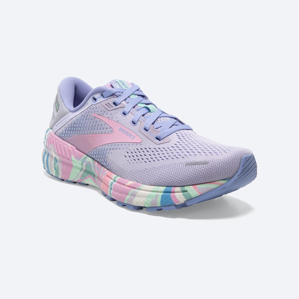 Brooks Adrenaline GTS 22 Női Futócipő Lila | HU208971