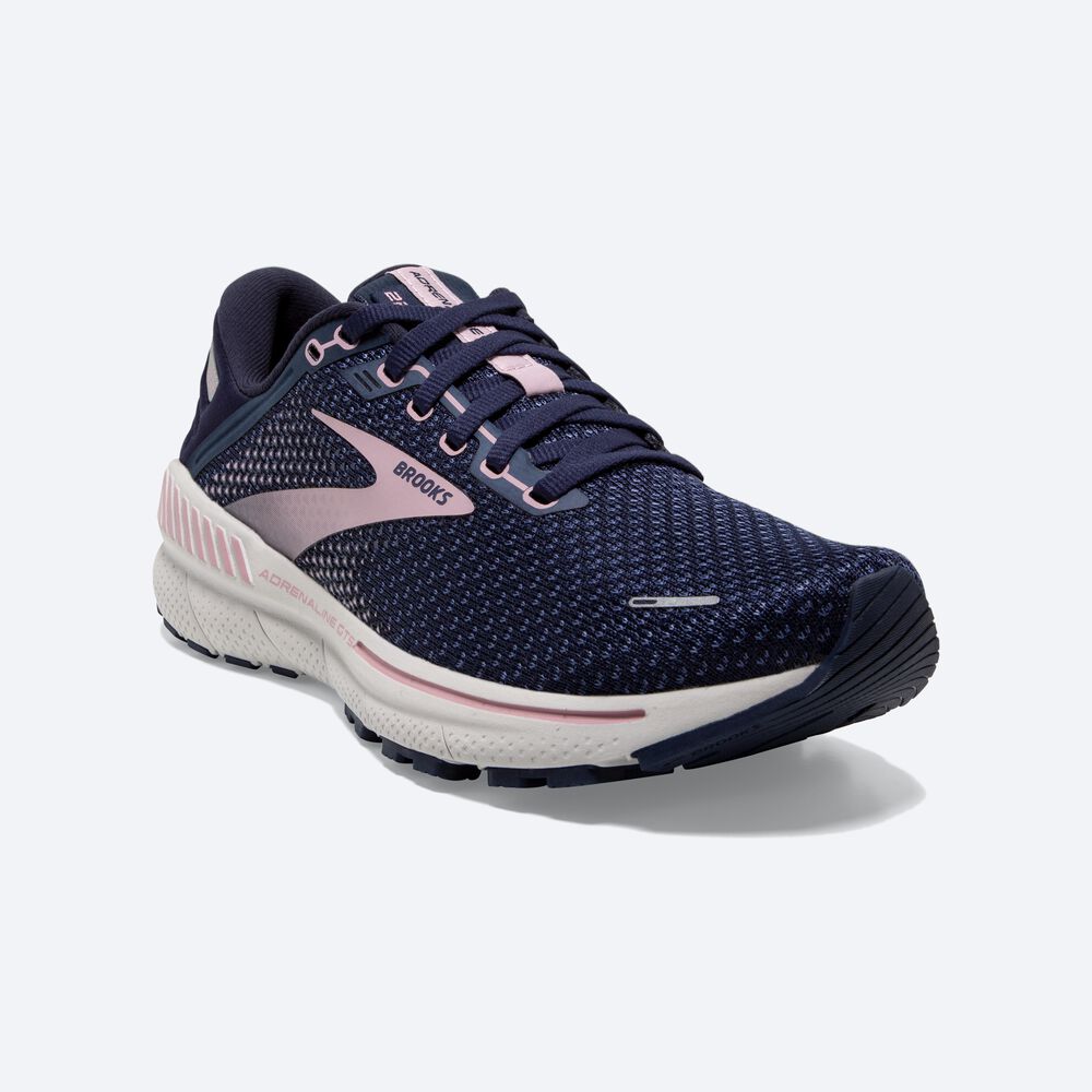 Brooks Adrenaline GTS 22 Női Futócipő Sötétkék | HU562389