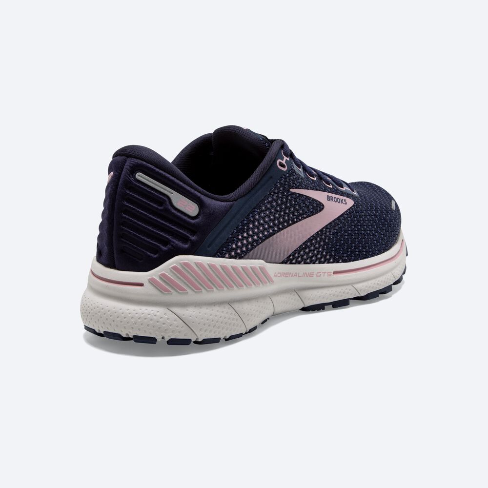 Brooks Adrenaline GTS 22 Női Futócipő Sötétkék | HU562389