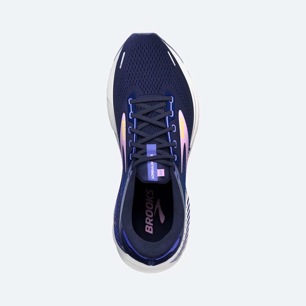 Brooks Adrenaline GTS 22 Női Futócipő Sötétkék/Kék | HU851470