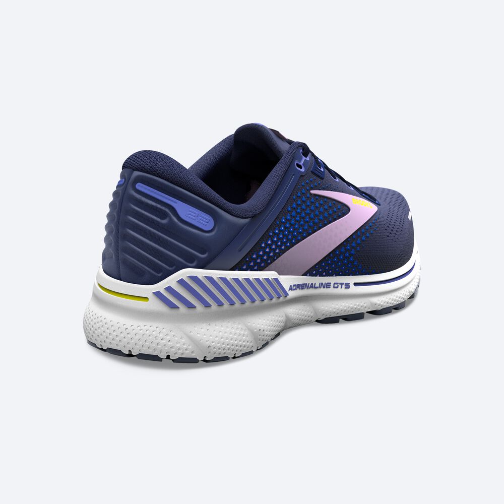 Brooks Adrenaline GTS 22 Női Futócipő Sötétkék/Kék | HU851470