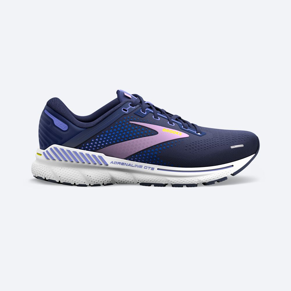 Brooks Adrenaline GTS 22 Női Futócipő Sötétkék/Kék | HU851470