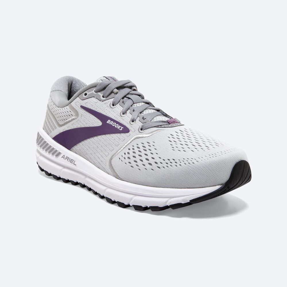 Brooks Ariel '20 Női Futócipő Szürke/Lila | HU620915