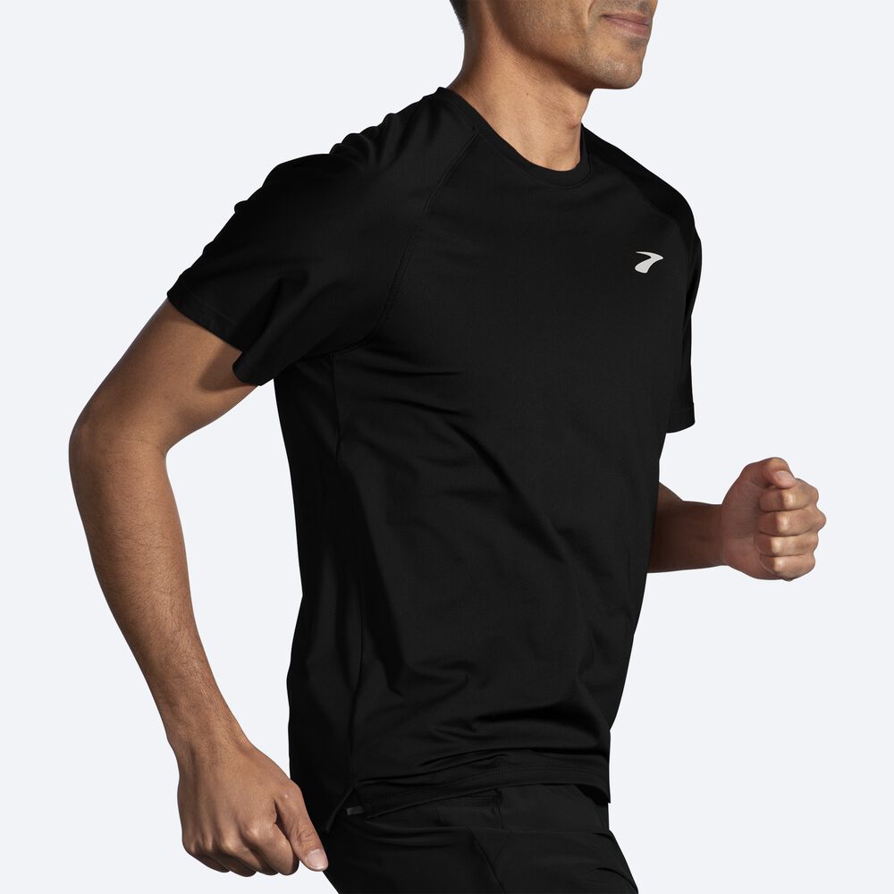 Brooks Atmosphere Short Sleeve 2.0 Férfi Póló Fekete | HU704635