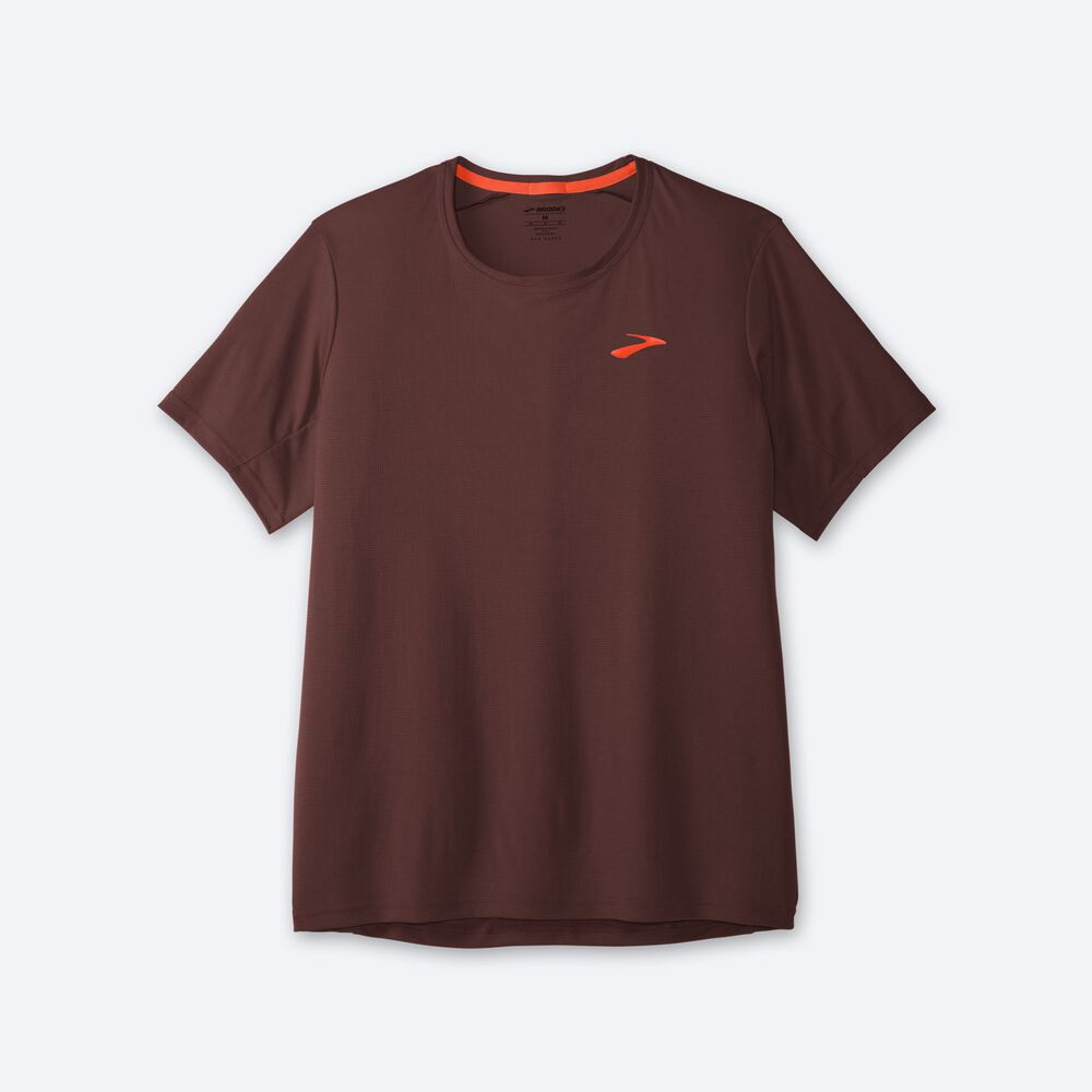 Brooks Atmosphere Short Sleeve Férfi Póló Csokoládé | HU958670