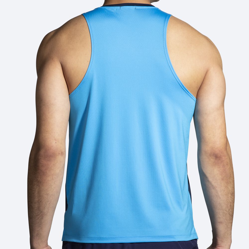 Brooks Atmosphere Singlet 2.0 Férfi Ujjatlan Póló Sötétkék | HU650937