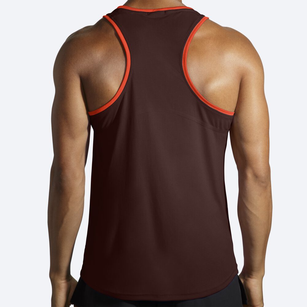 Brooks Atmosphere Singlet Férfi Ujjatlan Póló Réz | HU260935