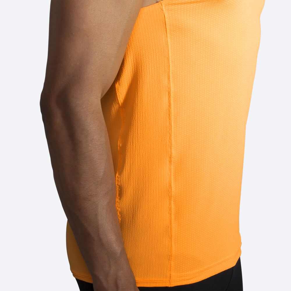 Brooks Atmosphere Singlet Férfi Ujjatlan Póló Narancssárga | HU658327