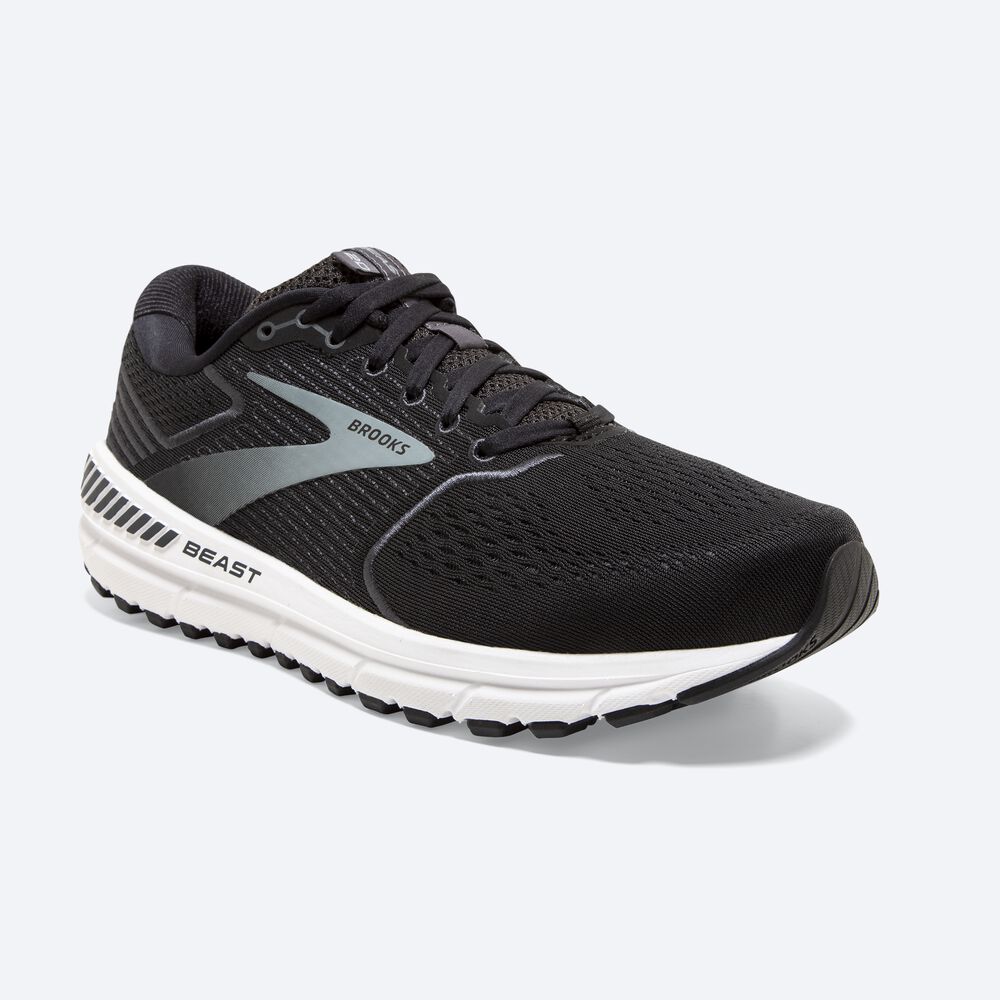 Brooks Beast '20 Férfi Futócipő Fekete/Szürke | HU104328