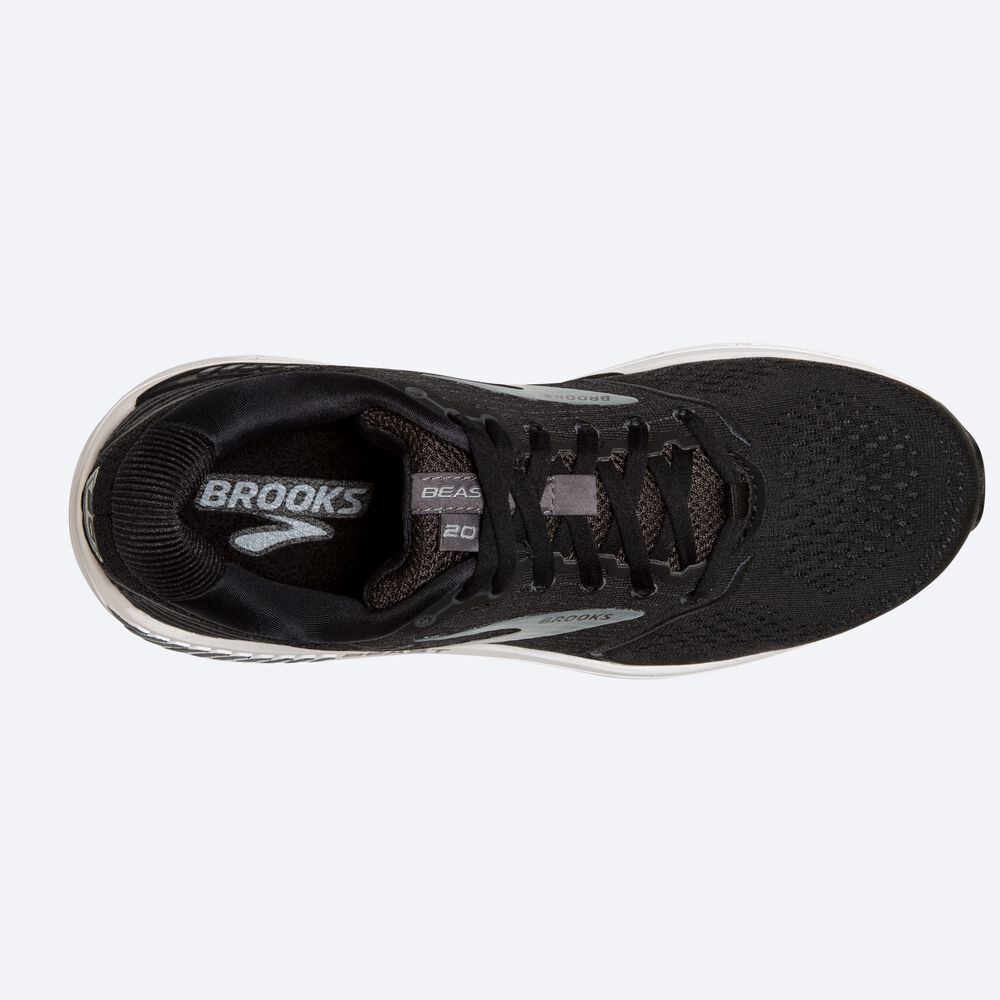 Brooks Beast '20 Férfi Futócipő Fekete/Szürke | HU104328