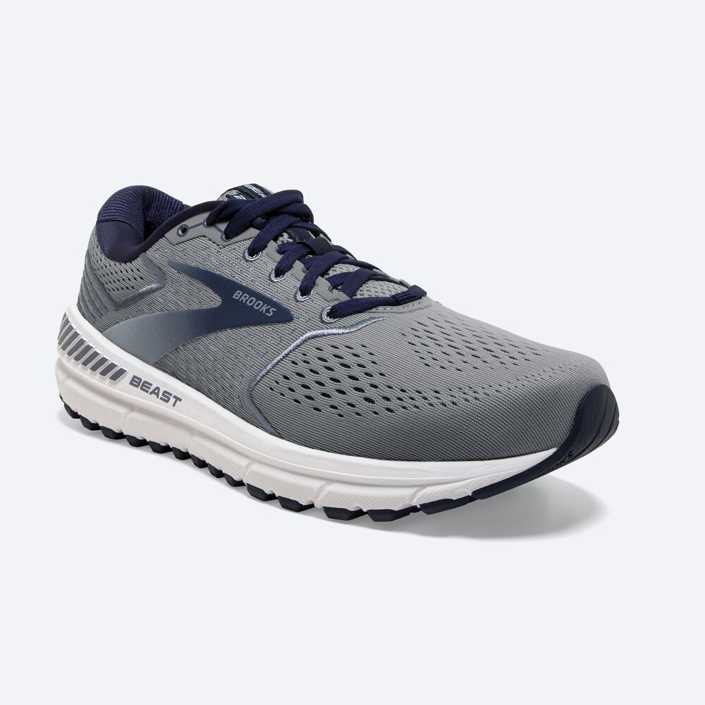 Brooks Beast '20 Férfi Futócipő Kék/Szürke/Sötétkék | HU739201