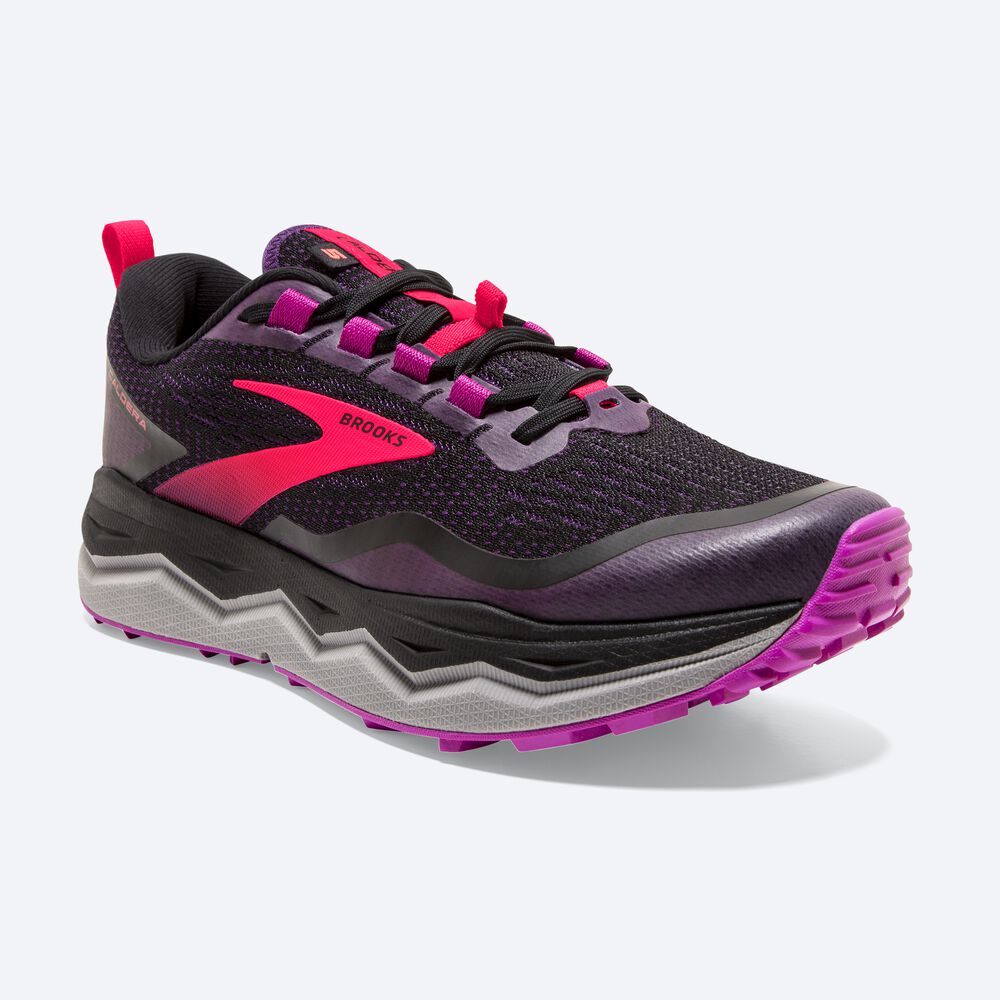 Brooks Caldera 5 Női Terepfutó Cipő Fekete/Lila | HU963402