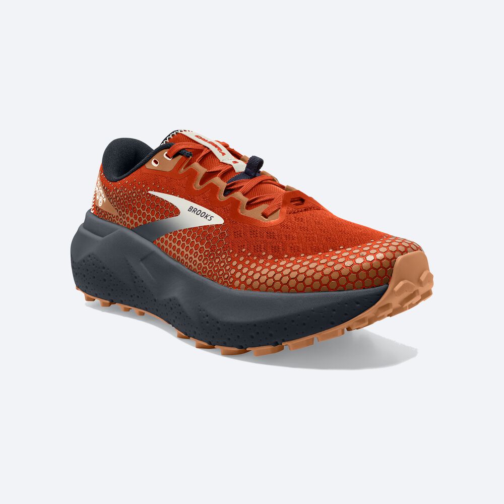 Brooks Caldera 6 Férfi Terepfutó Cipő Narancssárga/Sötétkék | HU489327